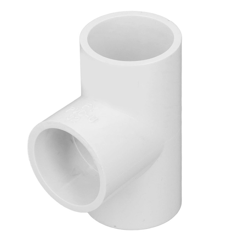 12Pcs PVC Tee Pipe Fitting Adapter PVC Tee Pipe Fittings