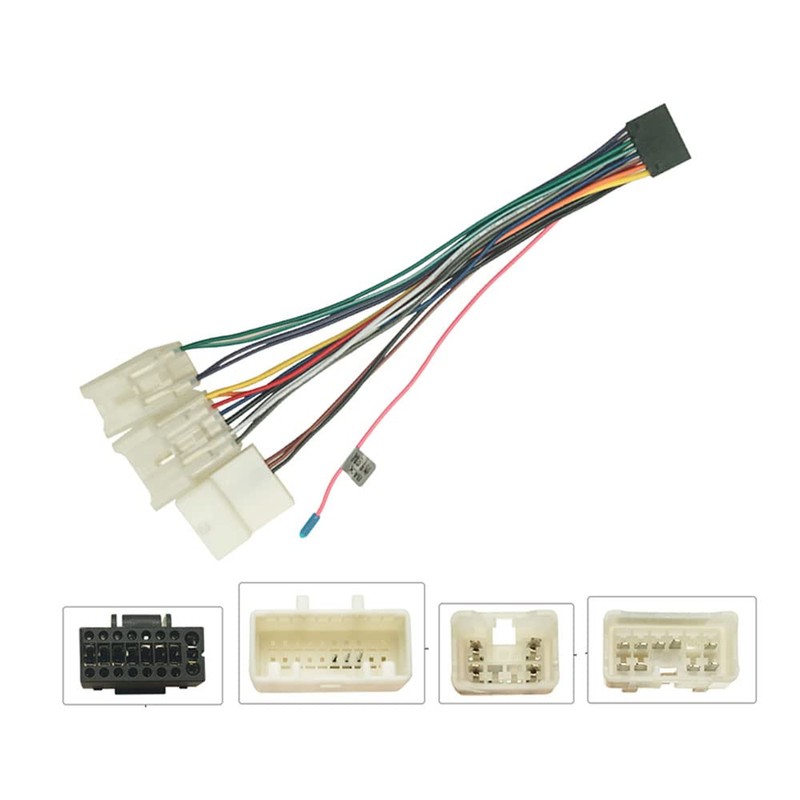Bestycar Aftermarket Car Radio Stereo Power Wiring Harness Adapter for
