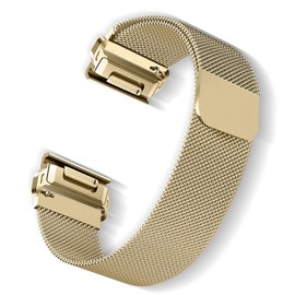 SeNool QuickFit 22 mm Bracelet for Garmin Fenix E 47 mm/Fenix 8 47 mm/Fenix 7 Pro Solar/Fenix 7/Fenix 6 GPS, Metal Replacement Watch Strap for Garmin Fenix 6 Pro GPS/Fenix 5/Fenix 5 Plus - Gold/S-Code