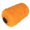 Tufting Yarn Orange 437yd Long 0.2in Wide Shrink Resistant Cotton