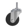 AAGUT 2" Swivel Threaded Casters, 5/16"-18 x 3/4" Stem Rubber