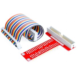 WWZMDiB 40 Pin Male to Female GPIO Ribbon Cable + T -Type Expansion Board Compatible with for Raspberry Pi Bread Board Jumper Wires