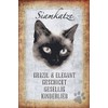 Deko 7 Tin Sign 30 x 20 cm Siam Cat