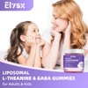 Elysx Liposomal L Theanine Gummies, Chewable L-Theanine 400mg with GABA