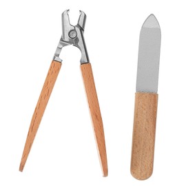 Healeved 1set Portable Travel Manicure and Pedicure Kit Ergonomic Nail Clippers Scissors and Tools for Fingernails Toenails Compact Handle Design for Personal Care