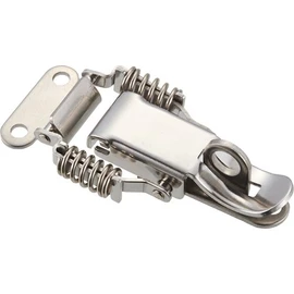 TRUSCO P30HSUS Patch Lock, Spring Type, Stainless Steel, 2 Pieces