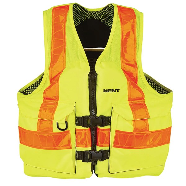 Kent Hi-Vis Mesh Deluxe Vest XX-Large Yellow
