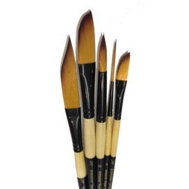 The Art Shop Skipton Artists Watercolour Brush Set | Sword Liner, Dagger, Rigger and Round Brushes