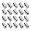 20Pcs Coupling Nut Round Rod Connector 304 Stainless Steel Female