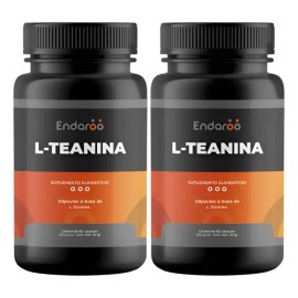L-teanina - 120 Cápsulas - Suplemento Aminoácido I Endaroo Sin Sabor