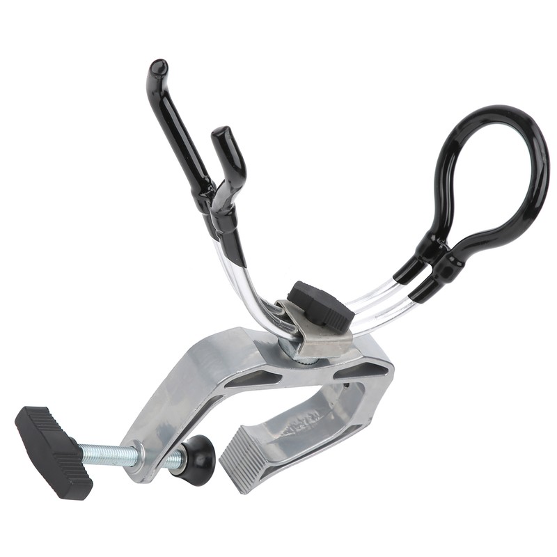Aluminum Alloy 360 Degree Adjustable Boat Rods Holder Fishing Pole