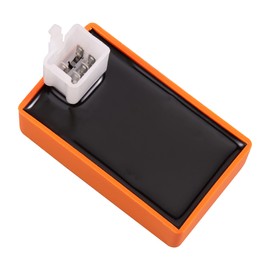 GOOFIT 5 Pin CDI Igniter Box 4 Stroke Ac Modified Orange Replacement For 50cc 70cc 90cc 110cc 125cc Horizontal Engine Off-Road Vehicle Trolley Atv Dirt Bike and Go Kart