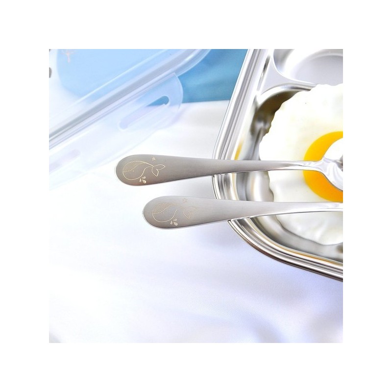 (KitchenU) Toddler & Children Character Cutlery Set 2p Made in
