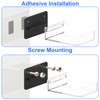 2 Pack Acrylic Dispenser Drip Tray Wall Mount Removal Soap