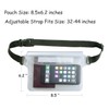 Venterior Waterproof Pouch 2 Pack with Adjustable Waist Strap -