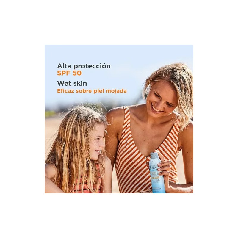 Bloqueador Solar Isdin Wetskin Pediatrics Spf50 Transparente