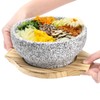 Acshio Dolsot Bibimbap Bowl, 27 Oz Korean Stone Bowls Cooking