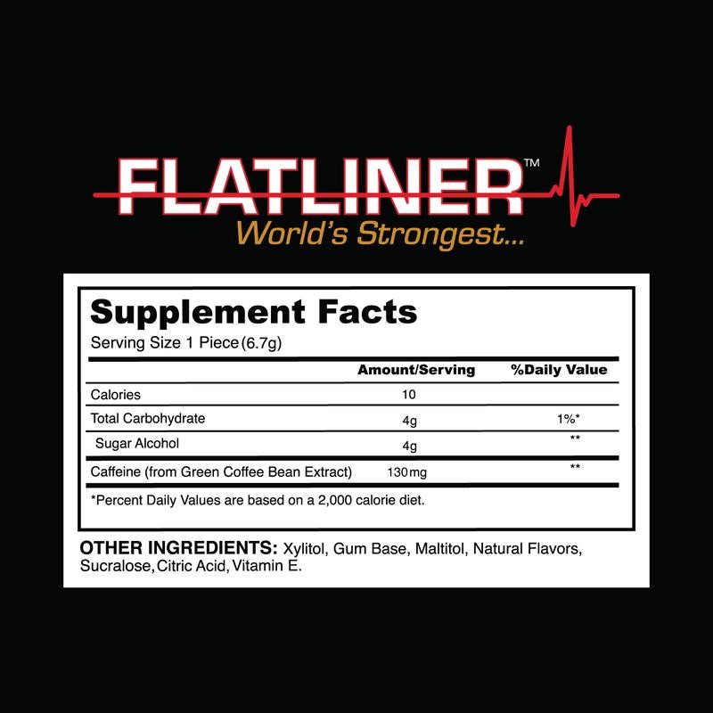 FLATLINER™ Performance Gum - Size: Single Pack