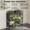 NattyDot Large Power Tool Organizer Cart with Charging Station 8