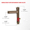 Midline Valve S3766 Expansion Tank Isolator Valve, with Drain, Heating