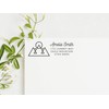 Mountain Return Address Stamp, Self Inking Address Stamp, 1 x