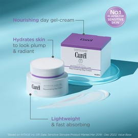 Curél Restorative Aging Care Rejuvenating Day Cream for Dry, Sensitive Skin, 38ml
