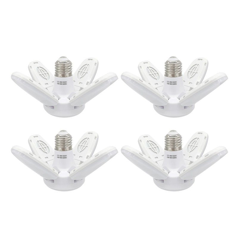 LED Garage Lights- Dimmable Garage Lights Ceiling, 38W 6000LM 6500K
