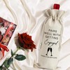 Arosedmo Wedding Wine Bag Gift for New Couples Newlyweds, Engagement