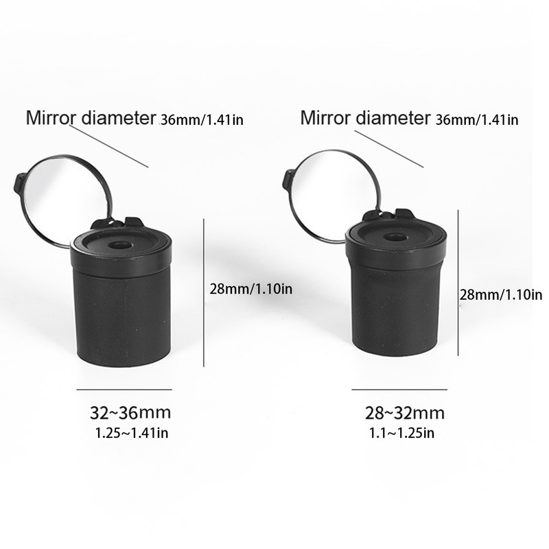 Bike Handlebar Rearview Mirror Bicycle Bar End Mirror 360 Degree