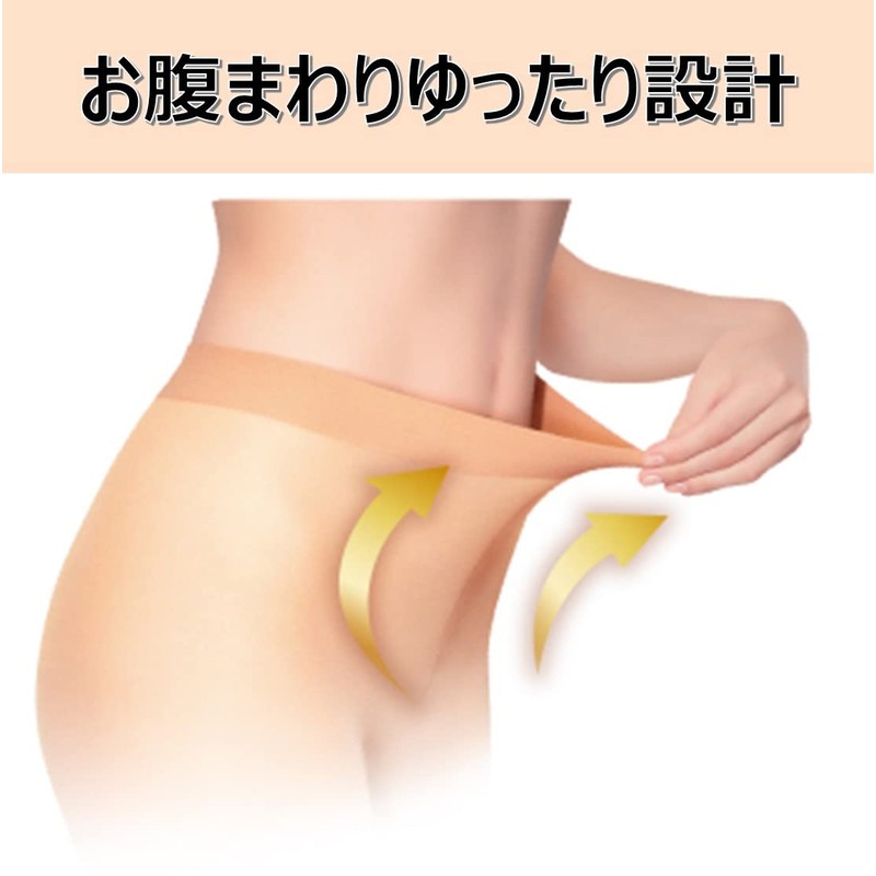 着圧ストッキング スリムウォーク シェイプアンドキープ ストッキング ヌーディ ベージュ M-L 着圧 美脚 ヒップアップ