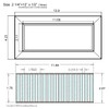 Chameleon Floor Vent Registers - Match Any Floor Tile, Hardwood