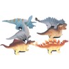 6Pcs Dinosaur Pull Back Car Children Model Simulation Brachiosaurus Tyrannosaurus