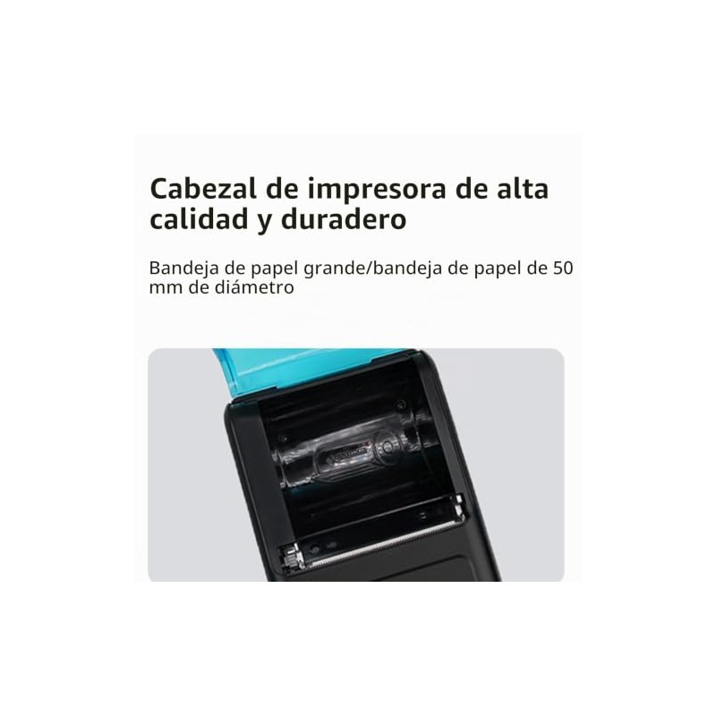 P11 Impresora trmica de recibos Bluetooth de 58 mm, porttil,