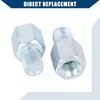 Hihaha 8mm LH to 10mm LH Rearview Mirrors Adapter for