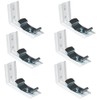 6Pcs L Bracket Vertical Blind Bracket Clips for Vertical Blinds
