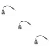 jojofuny 3pcs Headset Adapter Splitter for Headphone and Microphone Position