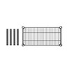 Mix.Home 14" x 30" x 8" Black Wire Dunnage Rack,