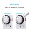 HBN 24 Hour Programmable Mechanical Timer Plug Switch, Energy Saving
