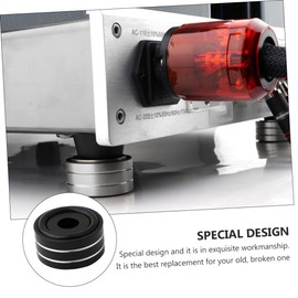 Gatuida 4 Pieces Shock Absorber Pads HiFi Anti Vibration Amplifier Feet Pads Anti Vibration Furniture Pads Anti Vibration Feet Pad for Player Horn Aluminum Alloy Machine Feet