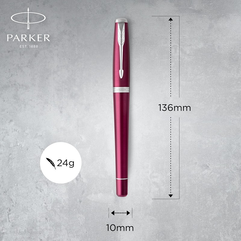 Parker Urban Premium Fountain Pen | Vibrant Magenta with Chrome