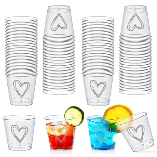 Gute 50 Plastic Shot Glasses, 3 cl/30 ml Shot Glasses,