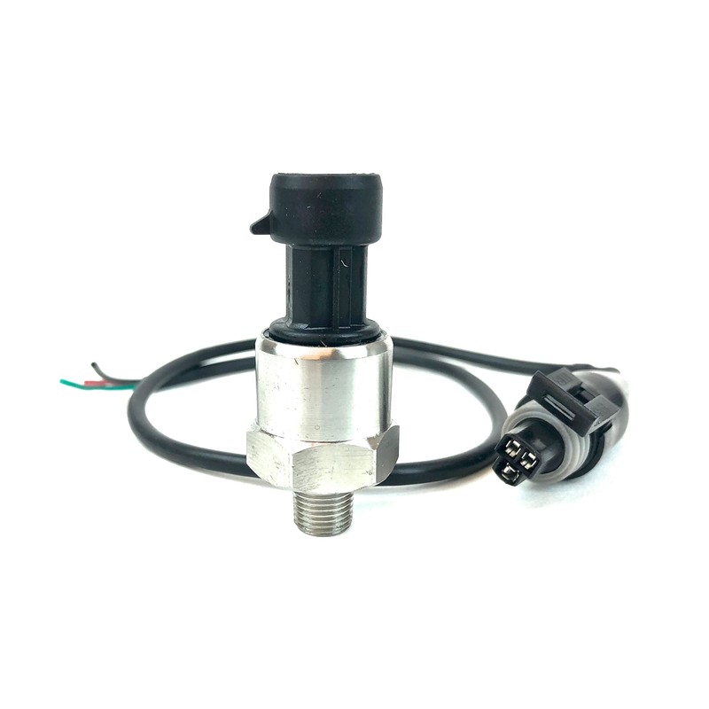 100 PSI Universal 5v Pressure Transducer Sender Sensor with Wiring