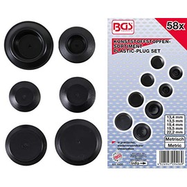 BGS 9406 | Plastic Plug Assortment | 58 pcs.