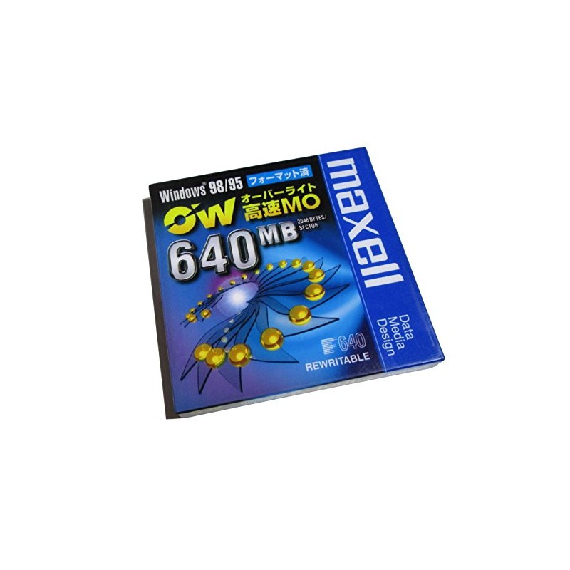 maxell 1 x 3.5" 640MB MO Disk (Windows Format with