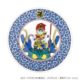 [Fuji TV Limited] Dragon Ball 九谷焼 Beans Plate Arabesque God Dragon Borodino Rice Figure