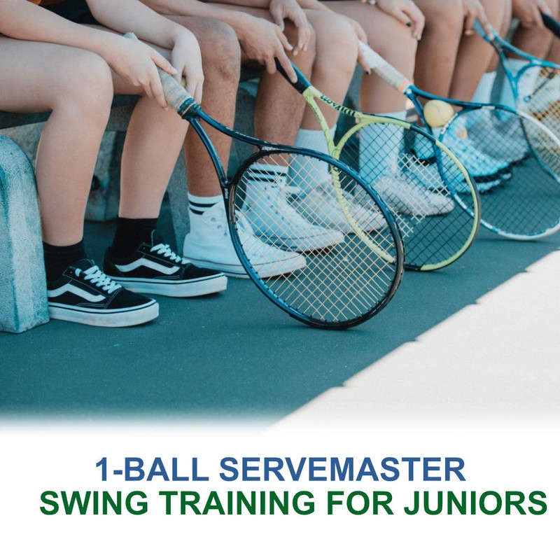 The Total Serve ServeMaster 1-Ball Tennis Serve Trainer and Swing