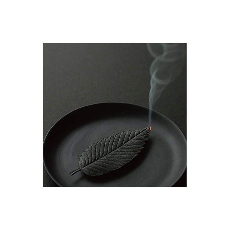 PAPER INCENSE HAKO Leaf Incense, HA Ko, Black, 6 Pieces,