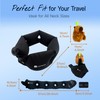 BodyPedia Air Inflatable Neck Pillow for Travel, Soft Support, Waterproof,