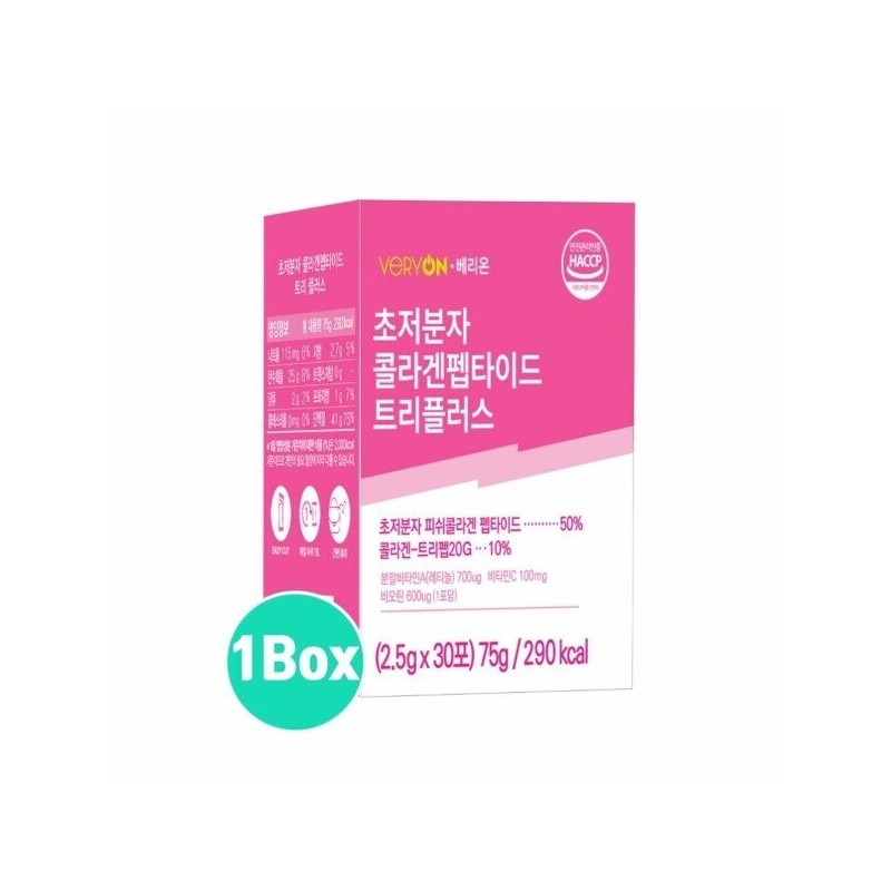 초저분자 어린콜라겐 트리펩타이드 레티놀 비오틴 비타민C 효능 300달톤 트리펩콜라겐 GPH
