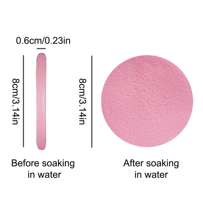 LONSVTTU 24 Piece Make-Up Sponge Set Face Sponge Pads Exfoliating